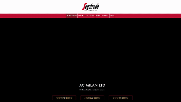 Segafredo x Milan | Pack concept