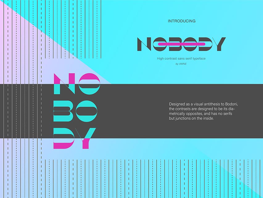 Nobody typeface